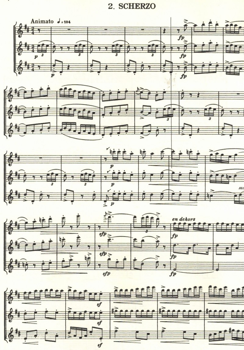Scherzo from Trio - Tcherepnin