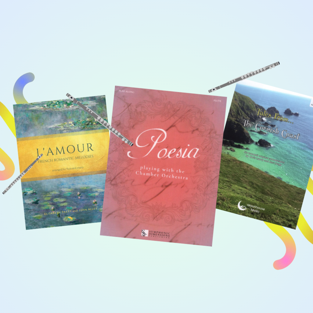 Five relaxing books of flute music for Summer