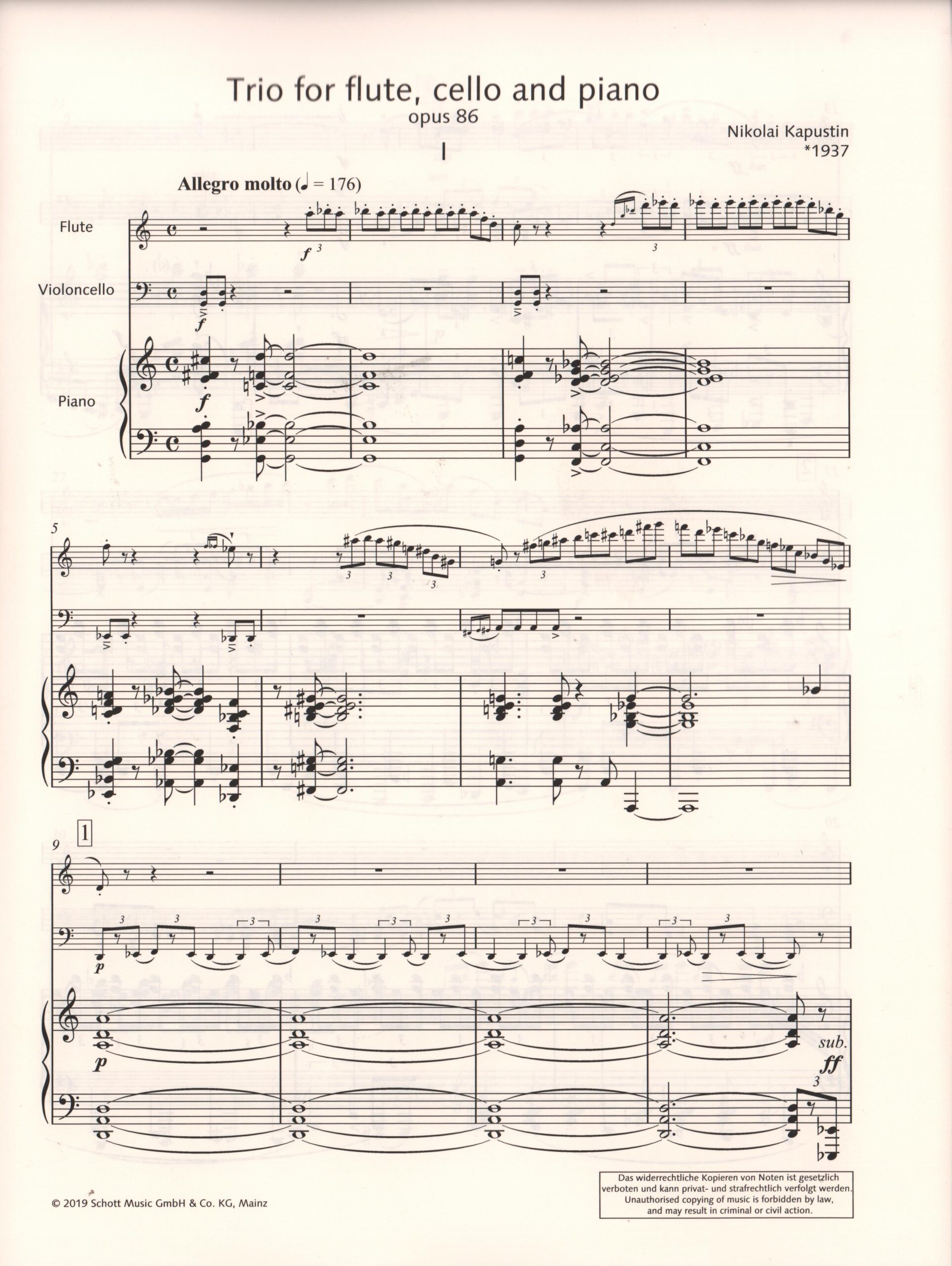 Striking Music for Flute, Cello and Piano Just Flutes Blog